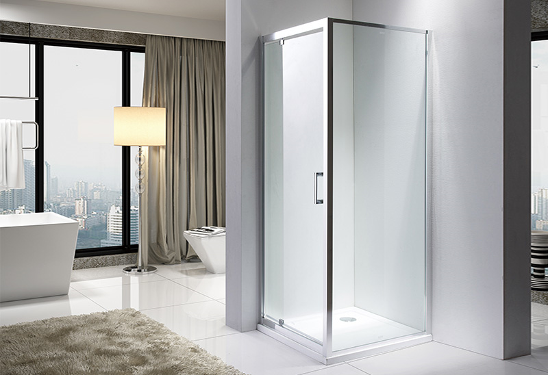 A1524 5/6/8 มม. กระจกใส Fast Fit Pivot Shower Enclosure